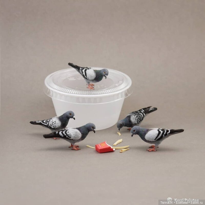 Миниатюрные скульптуры Керри Паюти