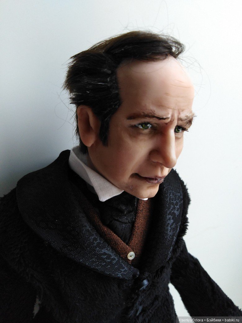 В процессе работы — Авторские портретные куклы по фото: галерея работ (фото 3)