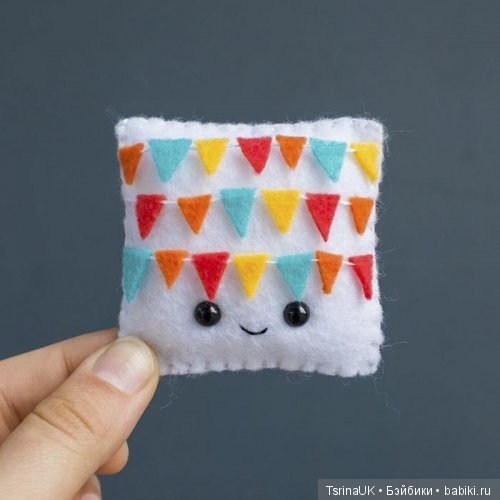Зверьки из войлочных подушечек от Бекки Марграф (фото 7)
