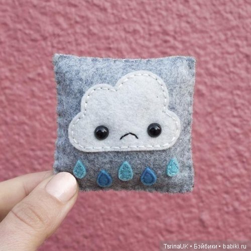 Зверьки из войлочных подушечек от Бекки Марграф