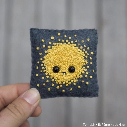 Зверьки из войлочных подушечек от Бекки Марграф