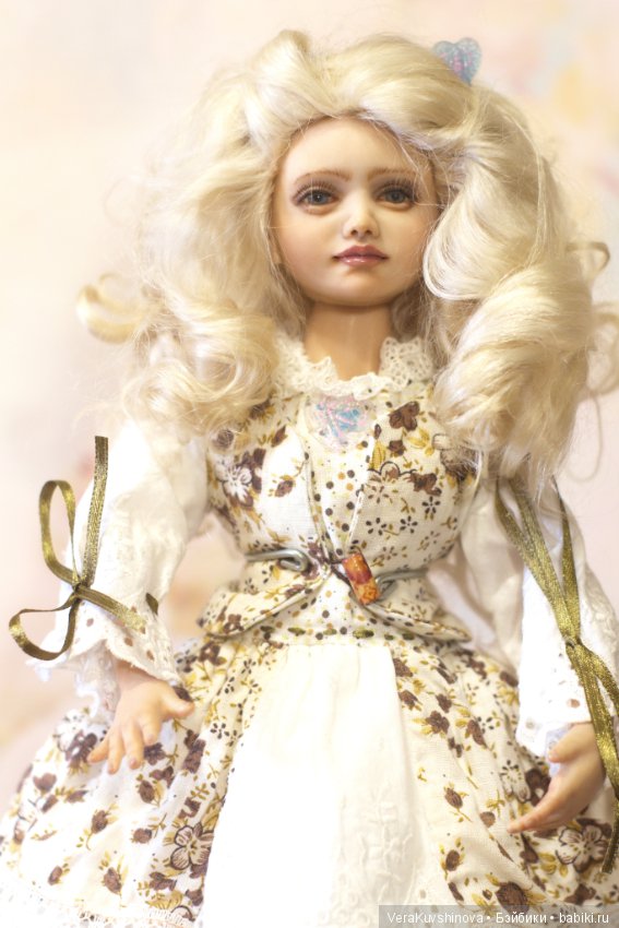 Девочка Марта авторская кукла, запекаемый пластик (фото 5)