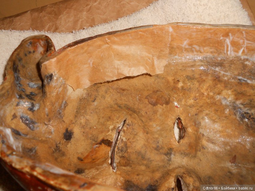 Часть 1. Старинные маски. МК от Светлой. Восстановление