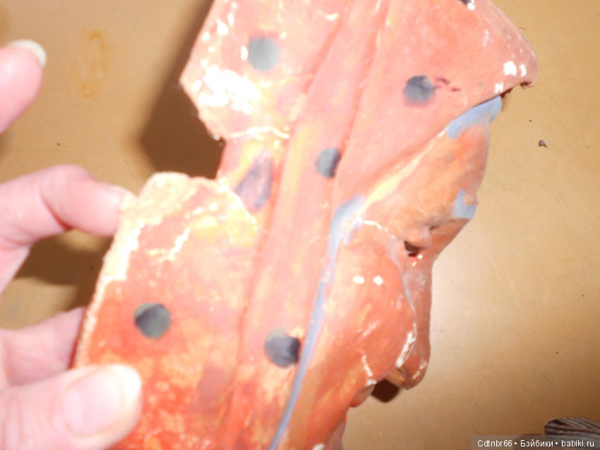 Часть 1. Старинные маски. МК от Светлой. Восстановление (фото 6)