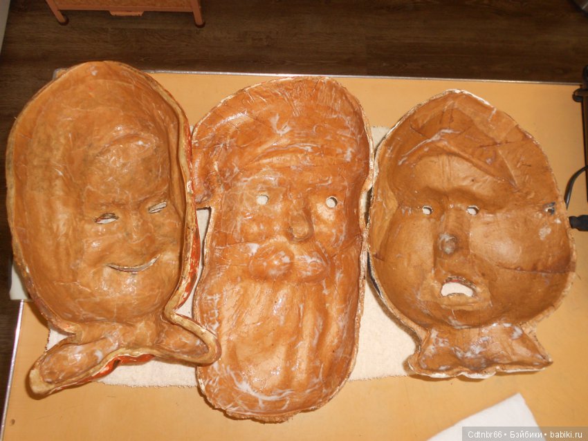 Часть 1. Старинные маски. МК от Светлой. Восстановление