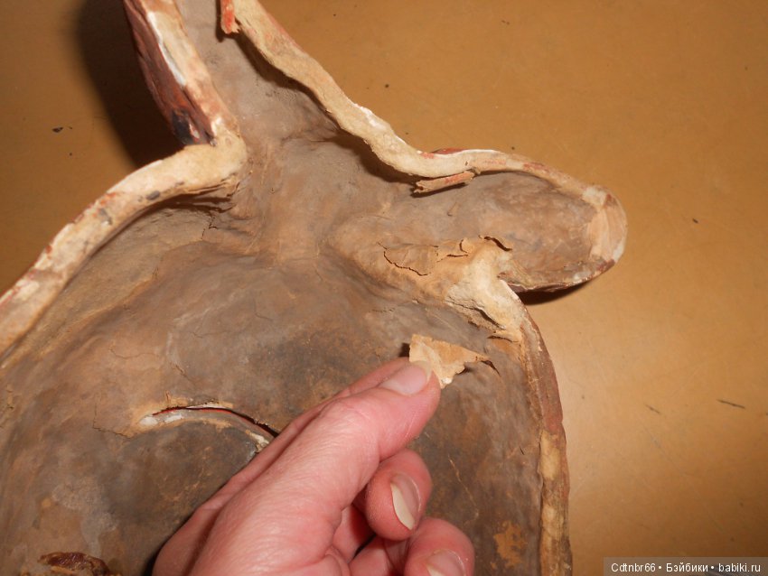 Часть 1. Старинные маски. МК от Светлой. Восстановление (фото 7)