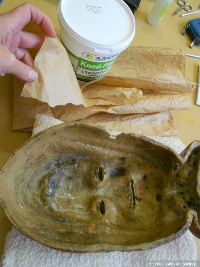 Часть 1. Старинные маски. МК от Светлой. Восстановление