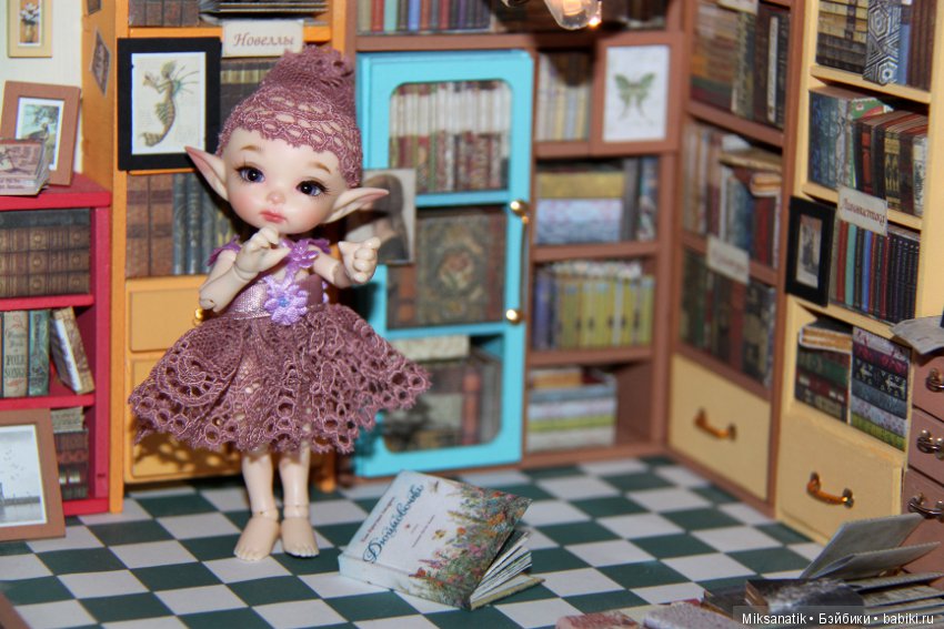 Книжный мир — Кукольная миниатюра своими руками: еда