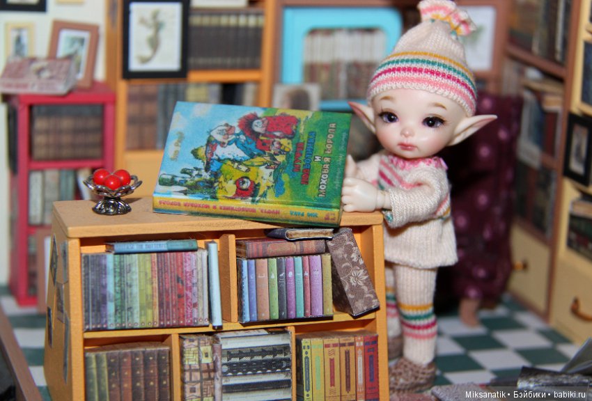 Книжный мир — Кукольная миниатюра своими руками: еда