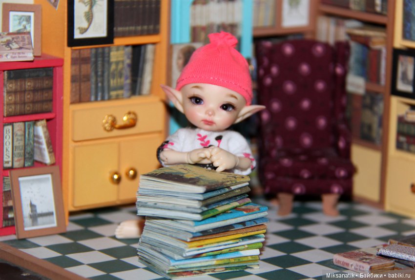 Книжный мир — Кукольная миниатюра своими руками: еда