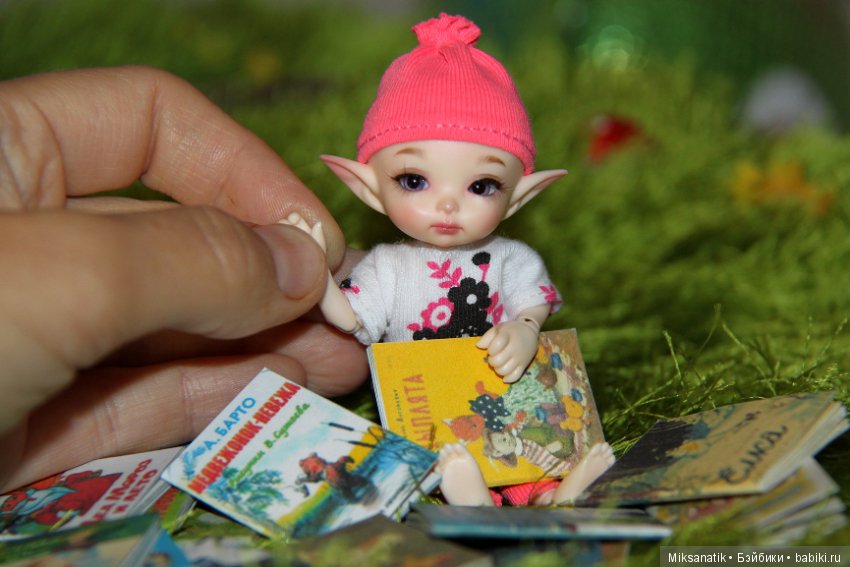 Книжный мир — Кукольная миниатюра своими руками: еда