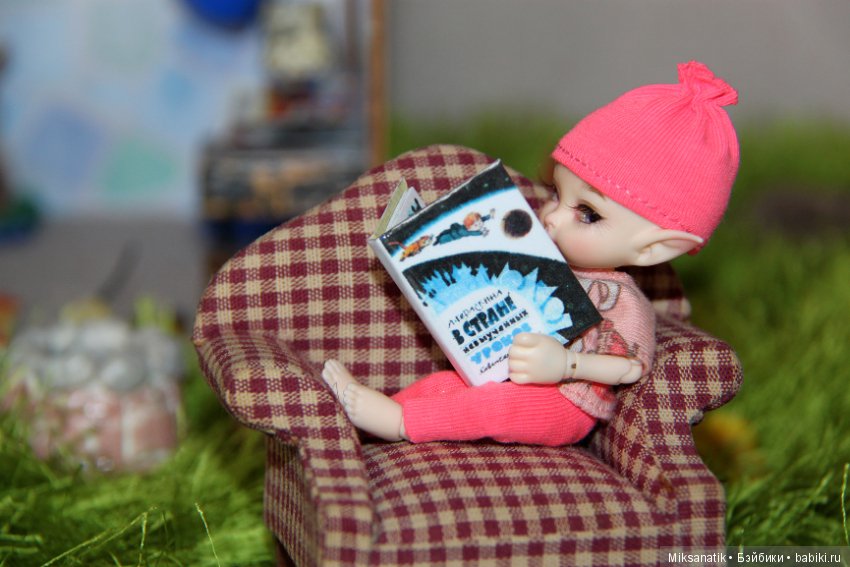 Книжный мир — Кукольная миниатюра своими руками: еда