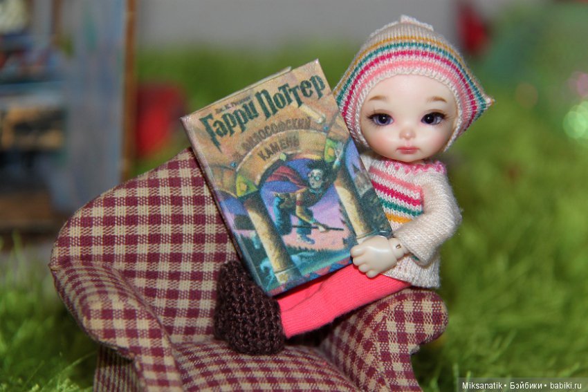 Книжный мир — Кукольная миниатюра своими руками: еда