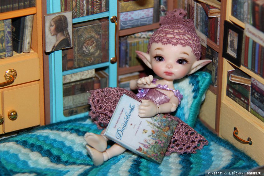 Книжный мир — Кукольная миниатюра своими руками: еда