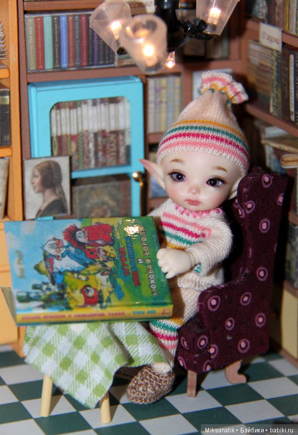 Книжный мир — Кукольная миниатюра своими руками: еда