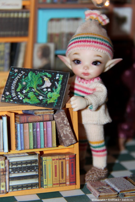 Книжный мир — Кукольная миниатюра своими руками: еда