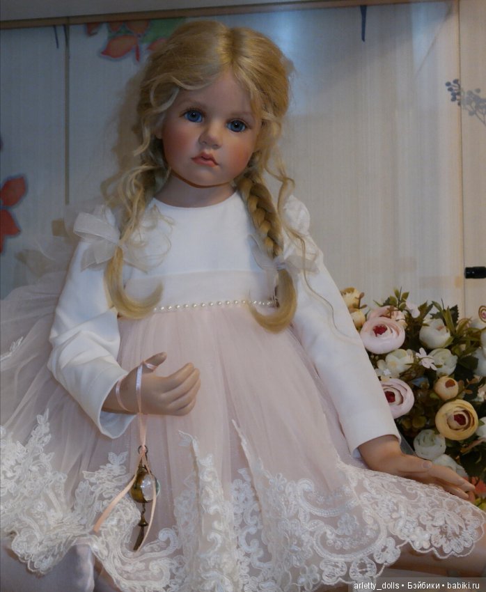 Прекрасная живая Бамбина — Куклы Hildegard Gunzel (Гюнцель) из винила: Gotz (фото 6)