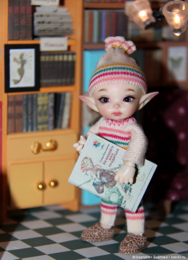 Книжный мир — Кукольная миниатюра своими руками: еда