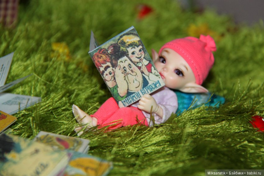 Книжный мир — Кукольная миниатюра своими руками: еда