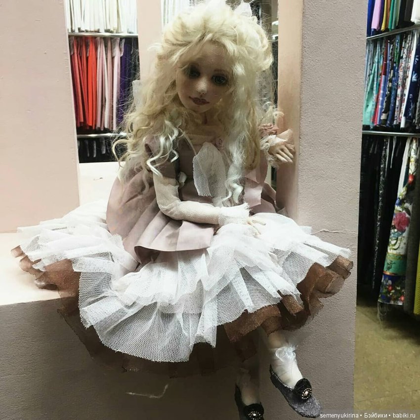 Фея. Текстильная шарнирная кукла (фото 6)