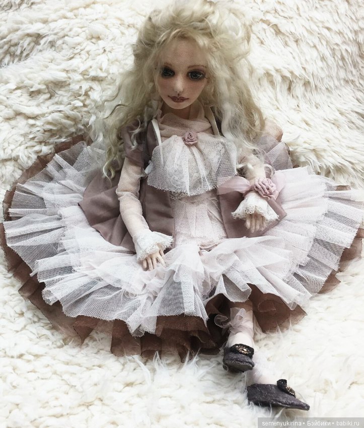 Фея. Текстильная шарнирная кукла (фото 7)