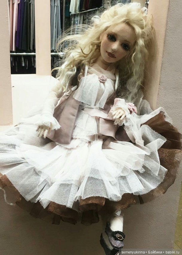 Фея. Текстильная шарнирная кукла (фото 4)