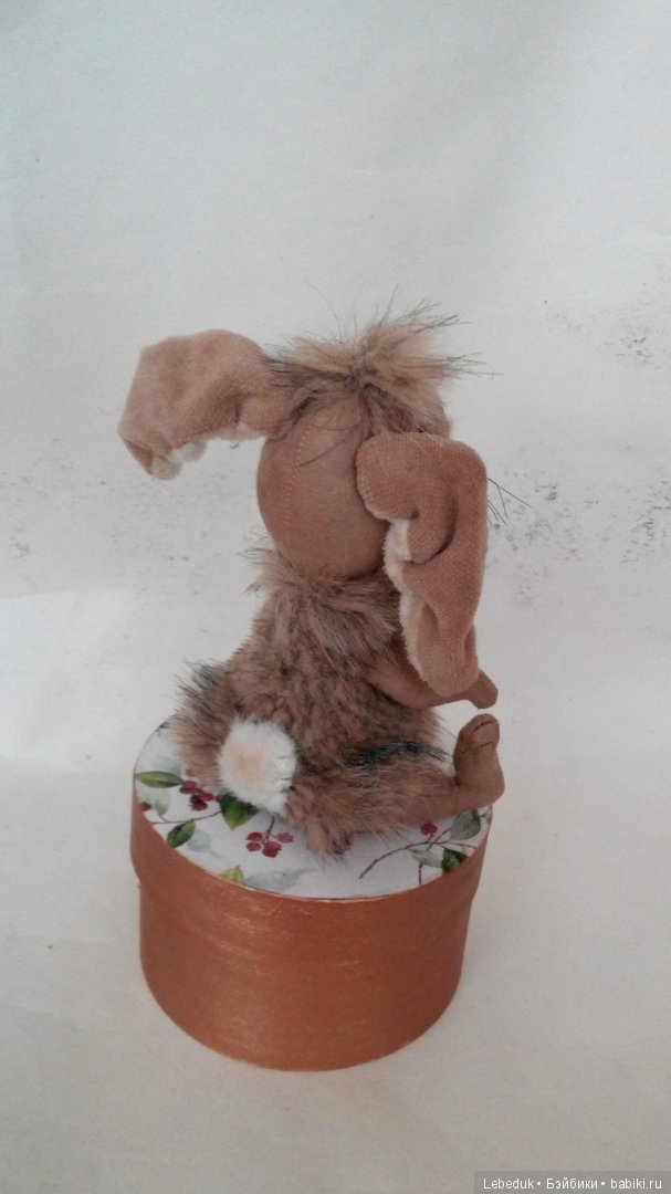 Зайчик-Обаяшка. Текстильные игрушки от Людмилы Лебедюк (фото 5)