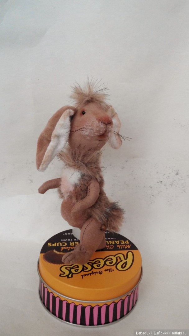 Зайчик-Обаяшка. Текстильные игрушки от Людмилы Лебедюк (фото 2)