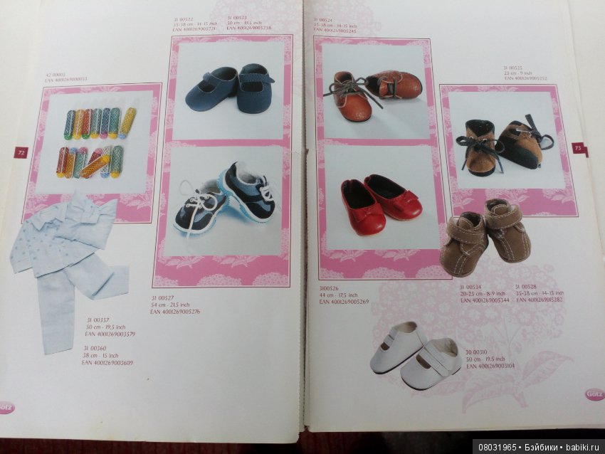 Каталог Gotz 2001 год — Куклы Gotz (Готц): Ханна