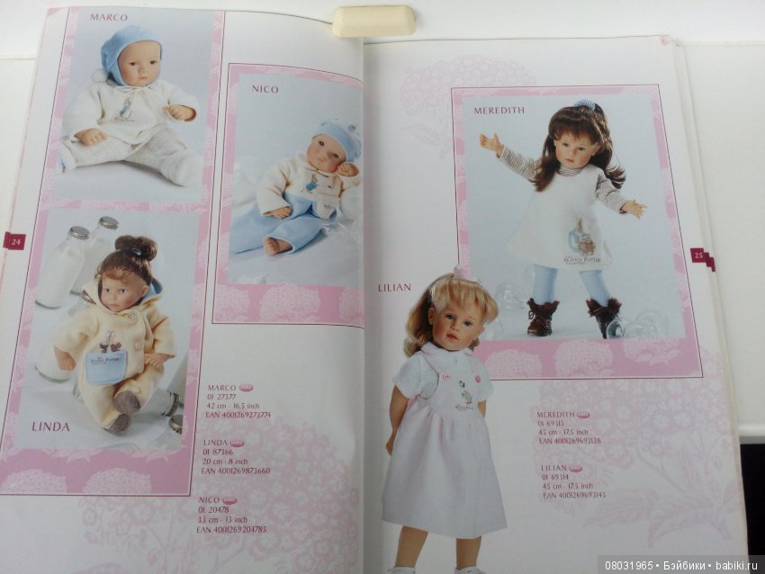 Каталог Gotz 2001 год — Куклы Gotz (Готц): Ханна