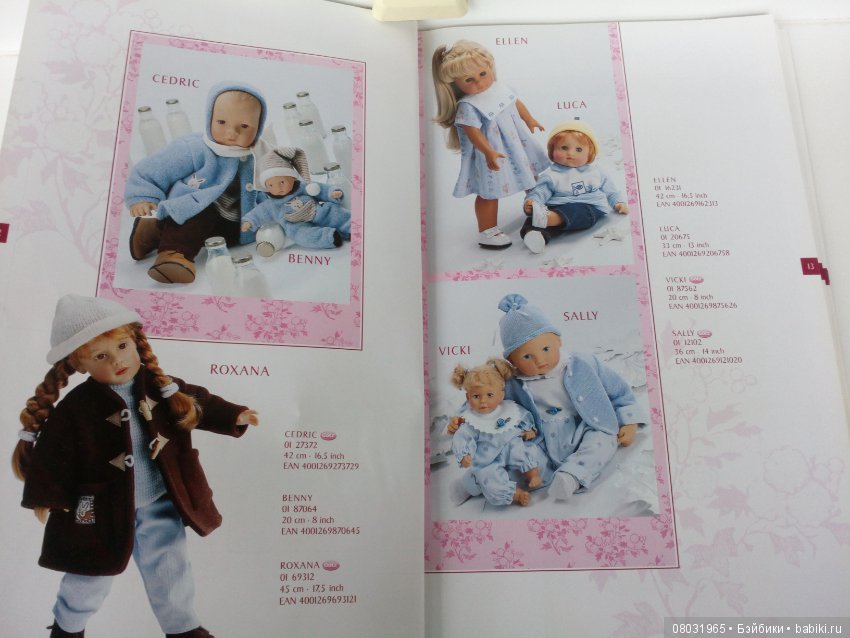Каталог Gotz 2001 год — Куклы Gotz (Готц): Ханна (фото 5)
