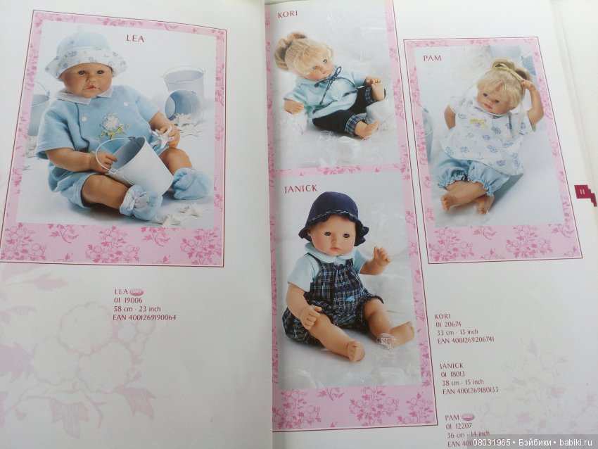 Каталог Gotz 2001 год — Куклы Gotz (Готц): Ханна (фото 4)