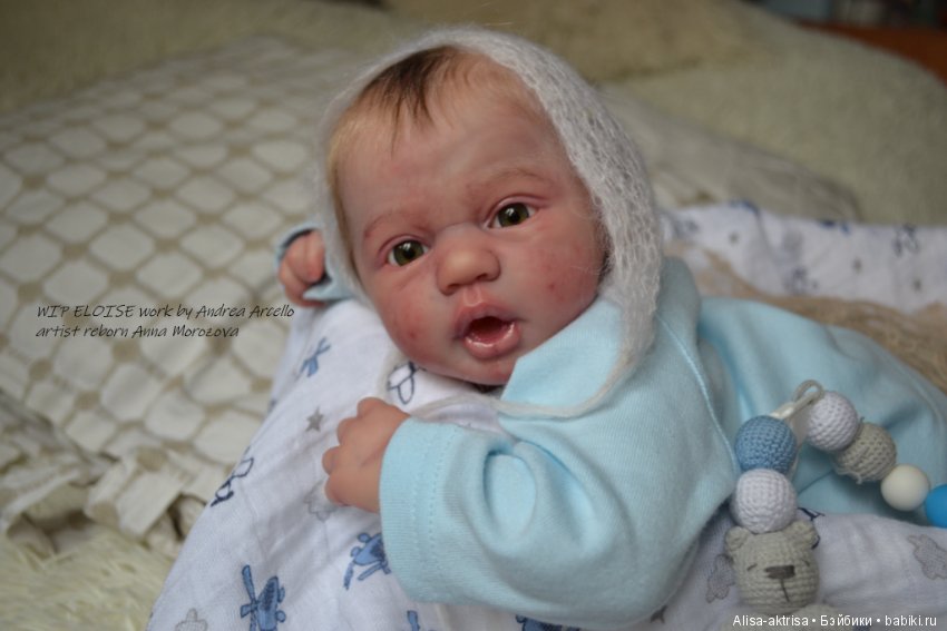 Элоиза в процессе возрождения. Кукла реборн Анны Морозовой