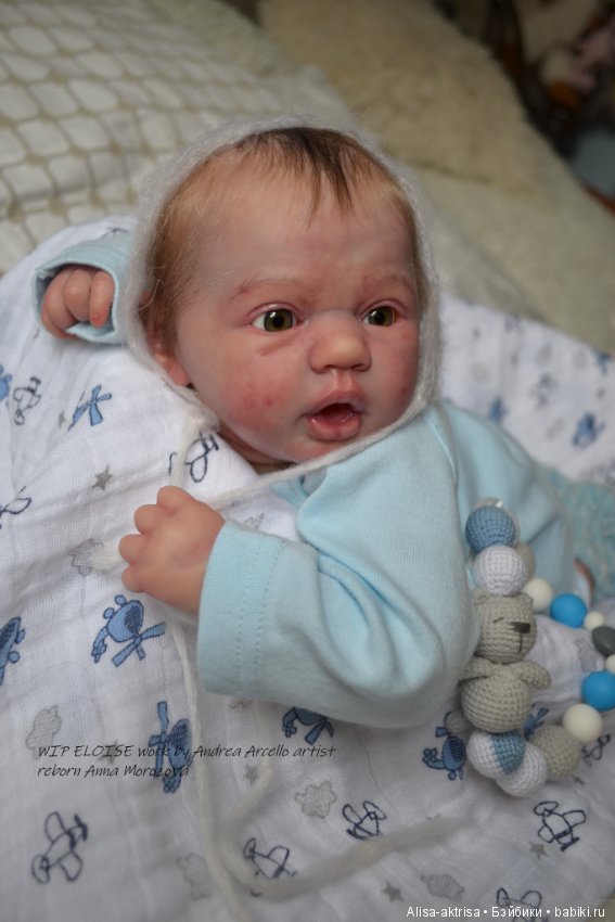 Элоиза в процессе возрождения. Кукла реборн Анны Морозовой