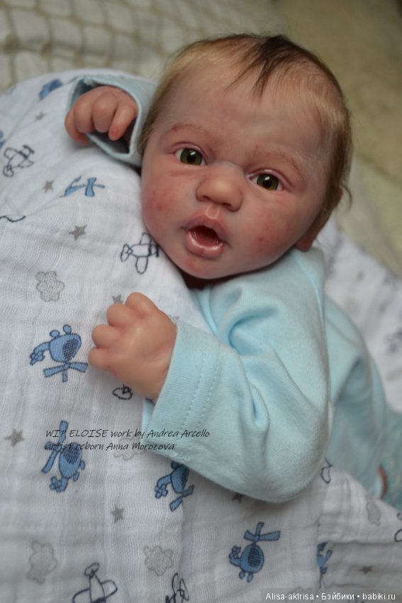 Элоиза в процессе возрождения. Кукла реборн Анны Морозовой (фото 7)