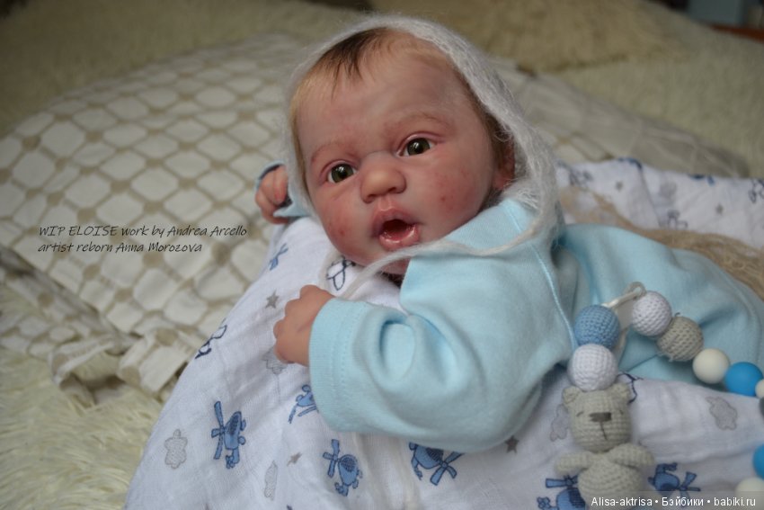 Элоиза в процессе возрождения. Кукла реборн Анны Морозовой