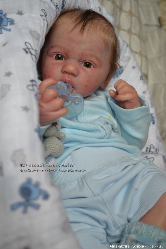 Элоиза в процессе возрождения. Кукла реборн Анны Морозовой (фото 6)