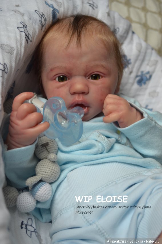 Элоиза в процессе возрождения. Кукла реборн Анны Морозовой (фото 3)