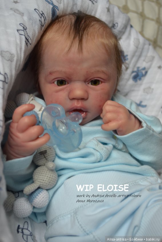 Элоиза в процессе возрождения. Кукла реборн Анны Морозовой (фото 4)