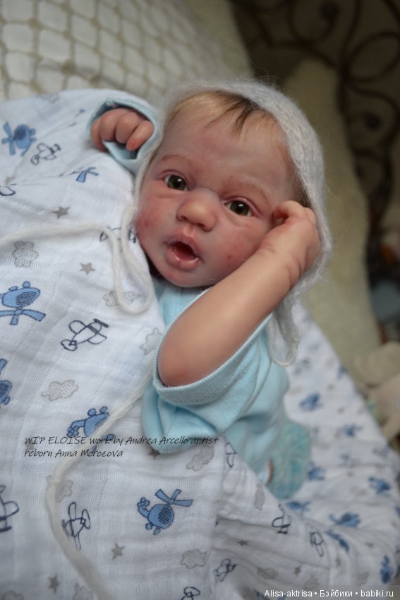 Элоиза в процессе возрождения. Кукла реборн Анны Морозовой