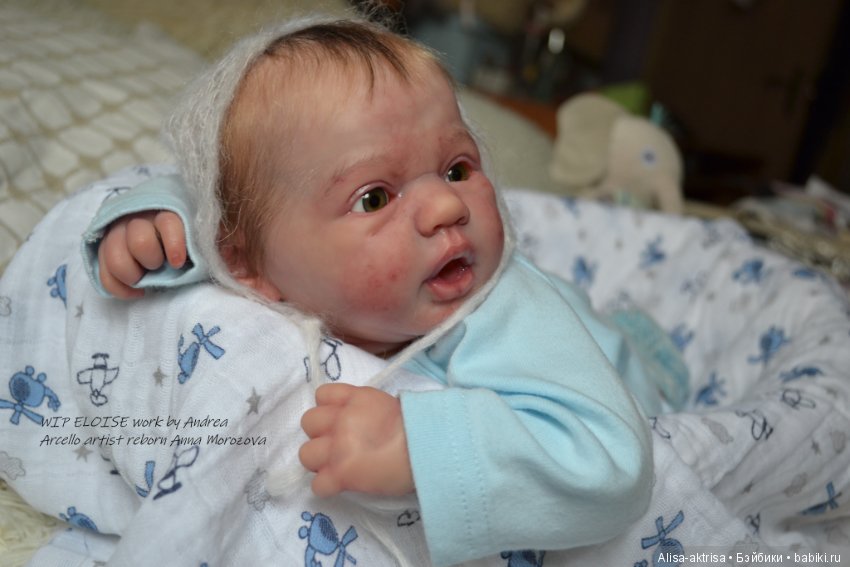 Элоиза в процессе возрождения. Кукла реборн Анны Морозовой