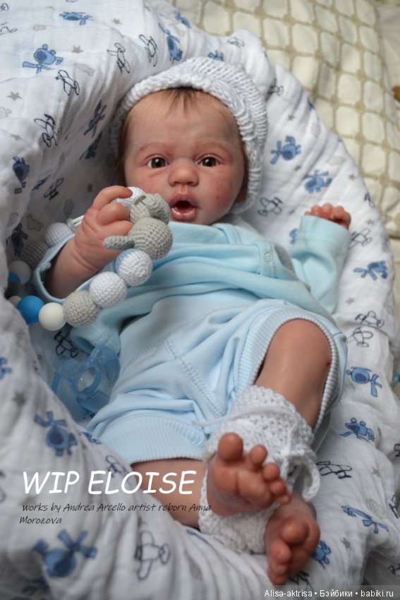 Элоиза в процессе возрождения. Кукла реборн Анны Морозовой