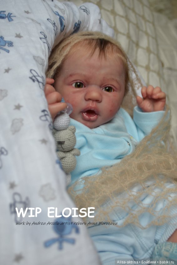 Элоиза в процессе возрождения. Кукла реборн Анны Морозовой (фото 2)