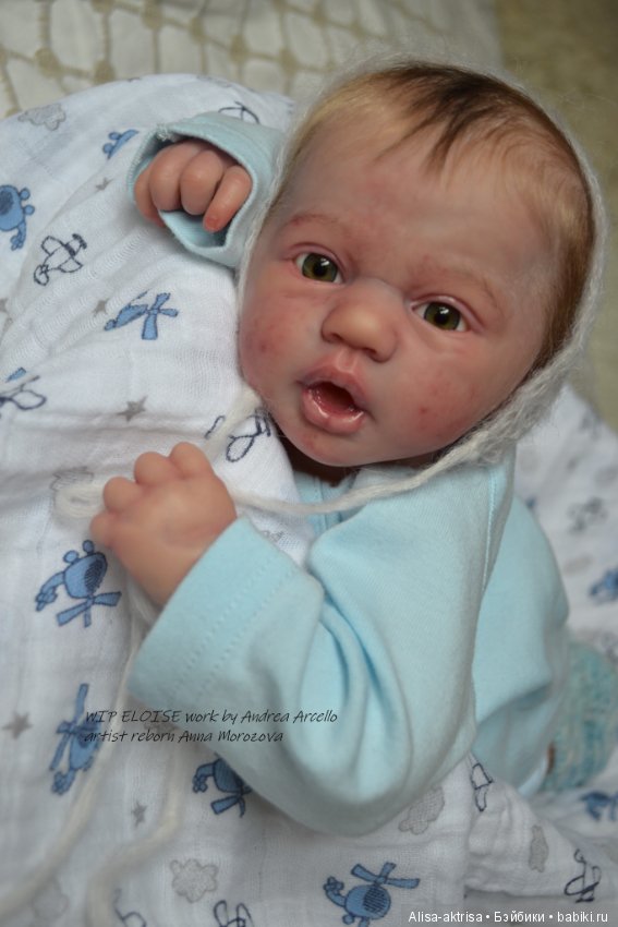 Элоиза в процессе возрождения. Кукла реборн Анны Морозовой