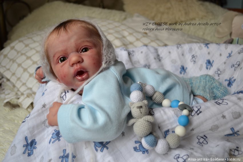 Элоиза в процессе возрождения. Кукла реборн Анны Морозовой