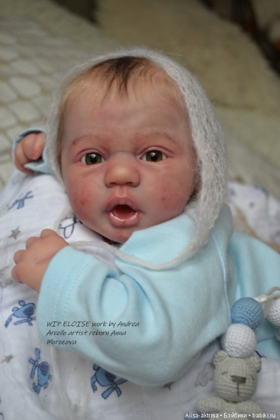Элоиза в процессе возрождения. Кукла реборн Анны Морозовой