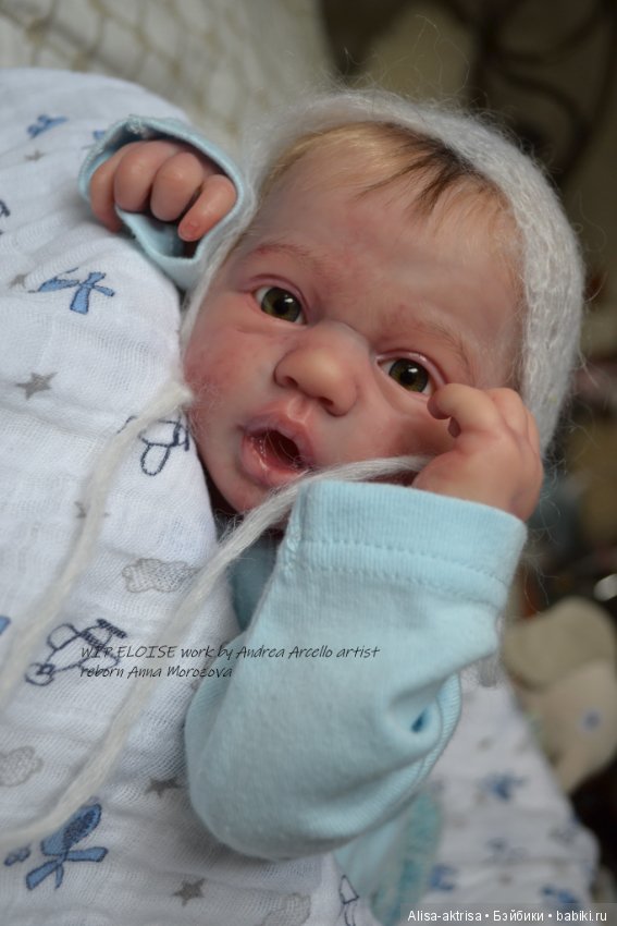 Элоиза в процессе возрождения. Кукла реборн Анны Морозовой