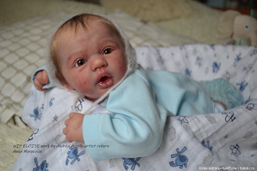 Элоиза в процессе возрождения. Кукла реборн Анны Морозовой