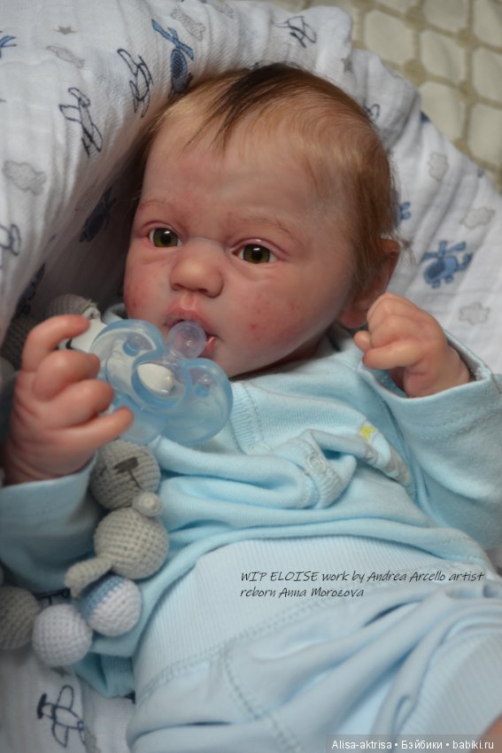 Элоиза в процессе возрождения. Кукла реборн Анны Морозовой (фото 5)