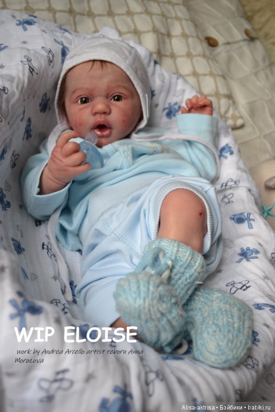 Элоиза в процессе возрождения. Кукла реборн Анны Морозовой